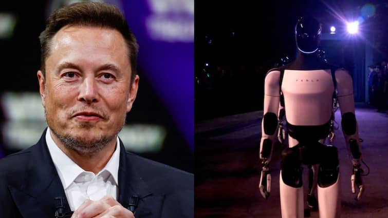 Elon Musk revealed Tesla humanoid Optimus robot says he can now do anything check price features and more Elon Musk ने दुनिया के सामने रखा चलता फिरता रोबोट, इंसानों की तरह करता है बात, इतनी होगी कीमत!